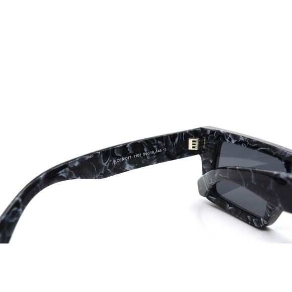 OFF-WHITE 0ER1017 BLACK MARBLE DARK GREY WOMEN\'S AUTHENTIC SUNGLASSES main image 4